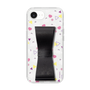 スリムプロテクションケース - STAND & RING RIBBON Black［ シナぷしゅ - もよう ］