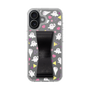 スリムプロテクションケース - STAND & RING RIBBON Black［ シナぷしゅ - もよう ］