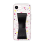 スリムプロテクションケース - STAND & RING RIBBON Black［ シナぷしゅ - もよう ］