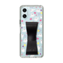 スリムプロテクションケース - STAND & RING RIBBON Black［ シナぷしゅ - もよう ］