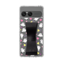 スリムプロテクションケース - STAND & RING RIBBON Black［ シナぷしゅ - もよう ］
