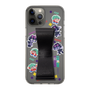スリムプロテクションケース - STAND & RING RIBBON Black［ キャンディーカリエス - ステッカー ］