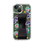 スリムプロテクションケース - STAND & RING RIBBON Black［ キャンディーカリエス - ステッカー ］