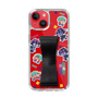 スリムプロテクションケース - STAND & RING RIBBON Black［ キャンディーカリエス - ステッカー ］