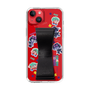 スリムプロテクションケース - STAND & RING RIBBON Black［ キャンディーカリエス - ステッカー ］