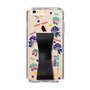 スリムプロテクションケース - STAND & RING RIBBON Black［ キャンディーカリエス - ステッカー ］