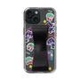 スリムプロテクションケース - STAND & RING RIBBON Black［ キャンディーカリエス - ステッカー ］