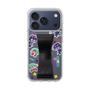 スリムプロテクションケース - STAND & RING RIBBON Black［ キャンディーカリエス - ステッカー ］