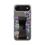 スリムプロテクションケース - STAND & RING RIBBON Black［ キャンディーカリエス - ステッカー ］