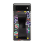 スリムプロテクションケース - STAND & RING RIBBON Black［ キャンディーカリエス - ステッカー ］