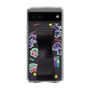 スリムプロテクションケース - STAND & RING RIBBON Black［ キャンディーカリエス - ステッカー ］