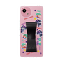 スリムプロテクションケース - STAND & RING RIBBON Black［ キャンディーカリエス - ステッカー ］