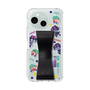 スリムプロテクションケース - STAND & RING RIBBON Black［ キャンディーカリエス - ステッカー ］