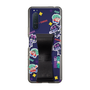 スリムプロテクションケース - STAND & RING RIBBON Black［ キャンディーカリエス - ステッカー ］