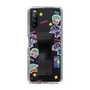 スリムプロテクションケース - STAND & RING RIBBON Black［ キャンディーカリエス - ステッカー ］