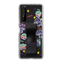 スリムプロテクションケース - STAND & RING RIBBON Black［ キャンディーカリエス - ステッカー ］