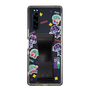スリムプロテクションケース - STAND & RING RIBBON Black［ キャンディーカリエス - ステッカー ］