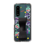 スリムプロテクションケース - STAND & RING RIBBON Black［ キャンディーカリエス - ステッカー ］