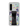 スリムプロテクションケース - STAND & RING RIBBON Black［ キャンディーカリエス - ステッカー ］