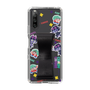 スリムプロテクションケース - STAND & RING RIBBON Black［ キャンディーカリエス - ステッカー ］