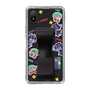 スリムプロテクションケース - STAND & RING RIBBON Black［ キャンディーカリエス - ステッカー ］