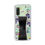 スリムプロテクションケース - STAND & RING RIBBON Black［ キャンディーカリエス - ステッカー ］