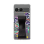 スリムプロテクションケース - STAND & RING RIBBON Black［ キャンディーカリエス - ステッカー ］