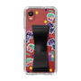 スリムプロテクションケース - STAND & RING RIBBON Black［ キャンディーカリエス - ステッカー ］