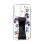スリムプロテクションケース - STAND & RING RIBBON Black［ キャンディーカリエス - ステッカー ］