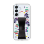 スリムプロテクションケース - STAND & RING RIBBON Black［ キャンディーカリエス - ステッカー ］