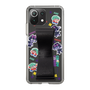 スリムプロテクションケース - STAND & RING RIBBON Black［ キャンディーカリエス - ステッカー ］