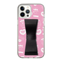 スリムプロテクションケース - STAND & RING RIBBON Black［ エスターバニー - Pattern ］