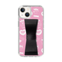 スリムプロテクションケース - STAND & RING RIBBON Black［ エスターバニー - Pattern ］