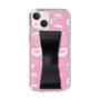 スリムプロテクションケース - STAND & RING RIBBON Black［ エスターバニー - Pattern ］