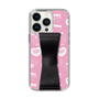 スリムプロテクションケース - STAND & RING RIBBON Black［ エスターバニー - Pattern ］