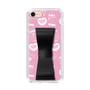 スリムプロテクションケース - STAND & RING RIBBON Black［ エスターバニー - Pattern ］