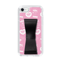 スリムプロテクションケース - STAND & RING RIBBON Black［ エスターバニー - Pattern ］