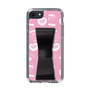 スリムプロテクションケース - STAND & RING RIBBON Black［ エスターバニー - Pattern ］