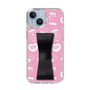 スリムプロテクションケース - STAND & RING RIBBON Black［ エスターバニー - Pattern ］