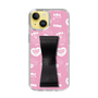スリムプロテクションケース - STAND & RING RIBBON Black［ エスターバニー - Pattern ］