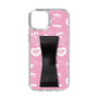 スリムプロテクションケース - STAND & RING RIBBON Black［ エスターバニー - Pattern ］
