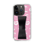 スリムプロテクションケース - STAND & RING RIBBON Black［ エスターバニー - Pattern ］