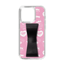 スリムプロテクションケース - STAND & RING RIBBON Black［ エスターバニー - Pattern ］