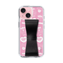 スリムプロテクションケース - STAND & RING RIBBON Black［ エスターバニー - Pattern ］