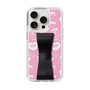 スリムプロテクションケース - STAND & RING RIBBON Black［ エスターバニー - Pattern ］