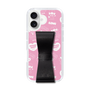 スリムプロテクションケース - STAND & RING RIBBON Black［ エスターバニー - Pattern ］
