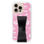 スリムプロテクションケース - STAND & RING RIBBON Black［ エスターバニー - Pattern ］