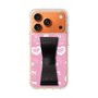 スリムプロテクションケース - STAND & RING RIBBON Black［ エスターバニー - Pattern ］