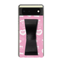 スリムプロテクションケース - STAND & RING RIBBON Black［ エスターバニー - Pattern ］