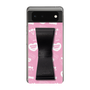 スリムプロテクションケース - STAND & RING RIBBON Black［ エスターバニー - Pattern ］